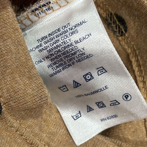 Land's End | Women’s Tan Black Polka Dot Boat Neck Cotton Sweater Top Size S - Picture 15 of 15